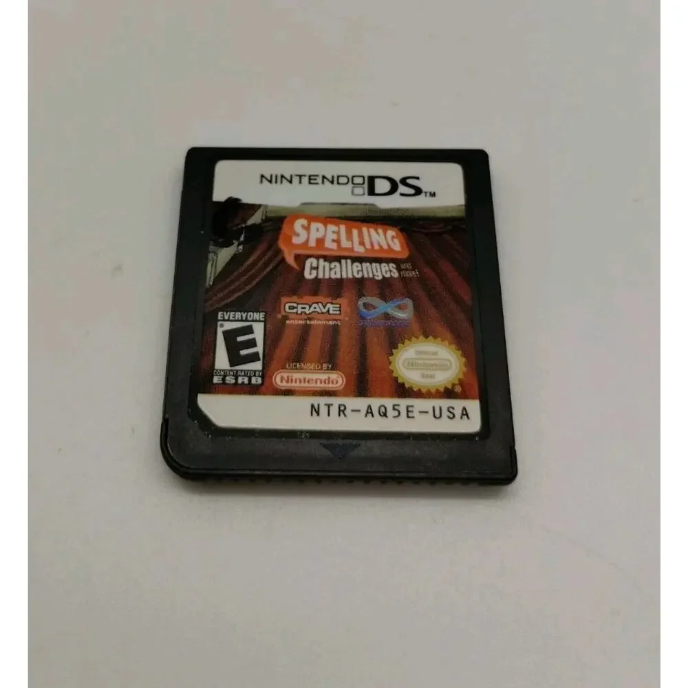 Spelling Challenges and More (Nintendo DS, 2007) Pre-Owned